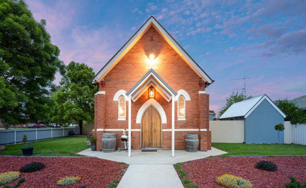 Converted historic Lutheran Church close to Wagga offered for sale