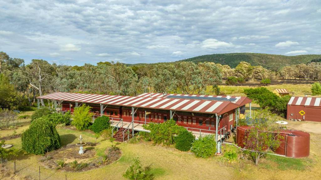 Cowra's Hooterville train carriage house hits the market with plenty of