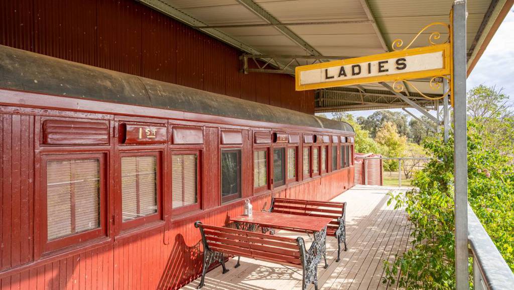 Cowra's Hooterville train carriage house hits the market with plenty of